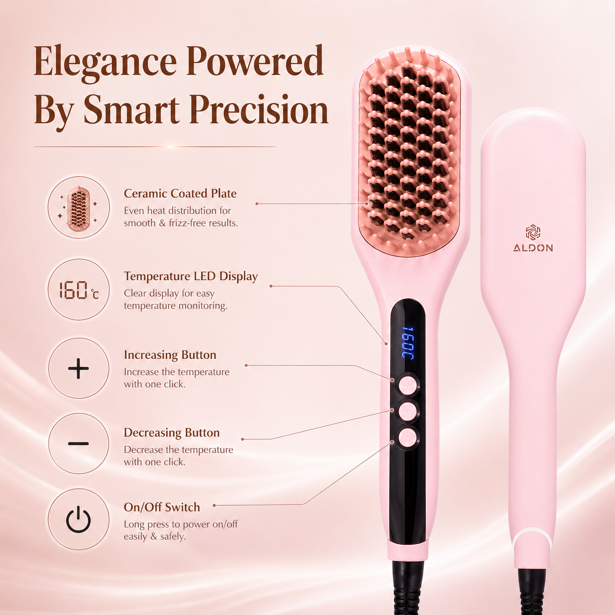 Hair Straightener Brush - Image 2