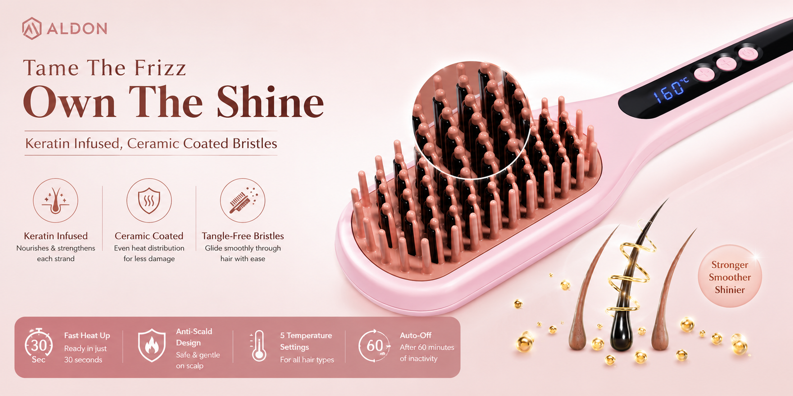 Hair Straightener Brush - Image 5