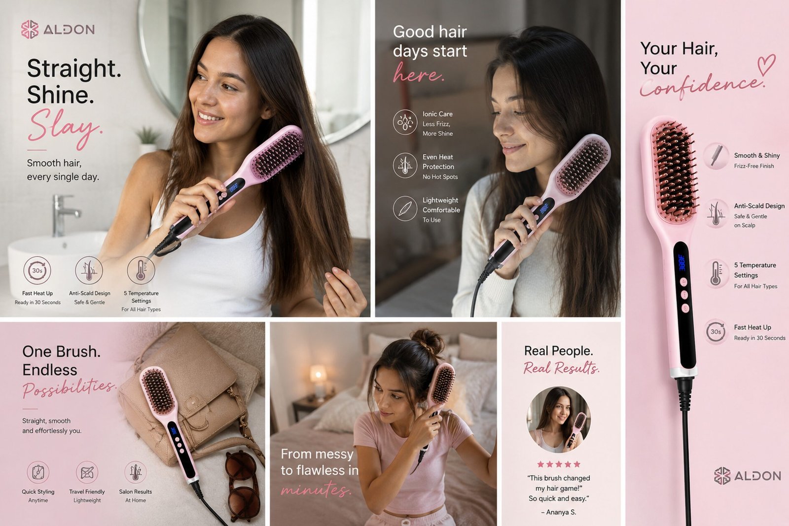 Hair Straightener Brush - Image 6