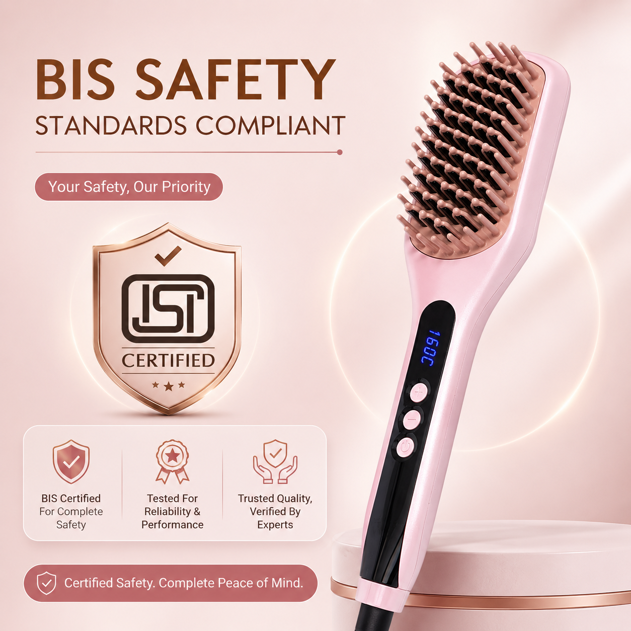 Hair Straightener Brush - Image 9